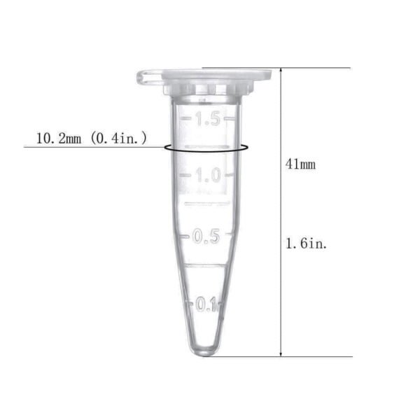 1.5ml Microcentrifuge Tubes (500pcs)